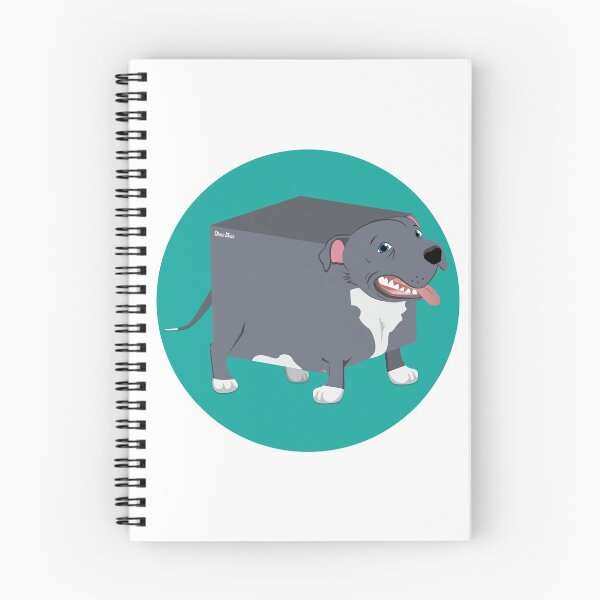 Aperçu de l'œuvre QubeDogs - Staffy bleu créée et vendue par EmmaQuills.