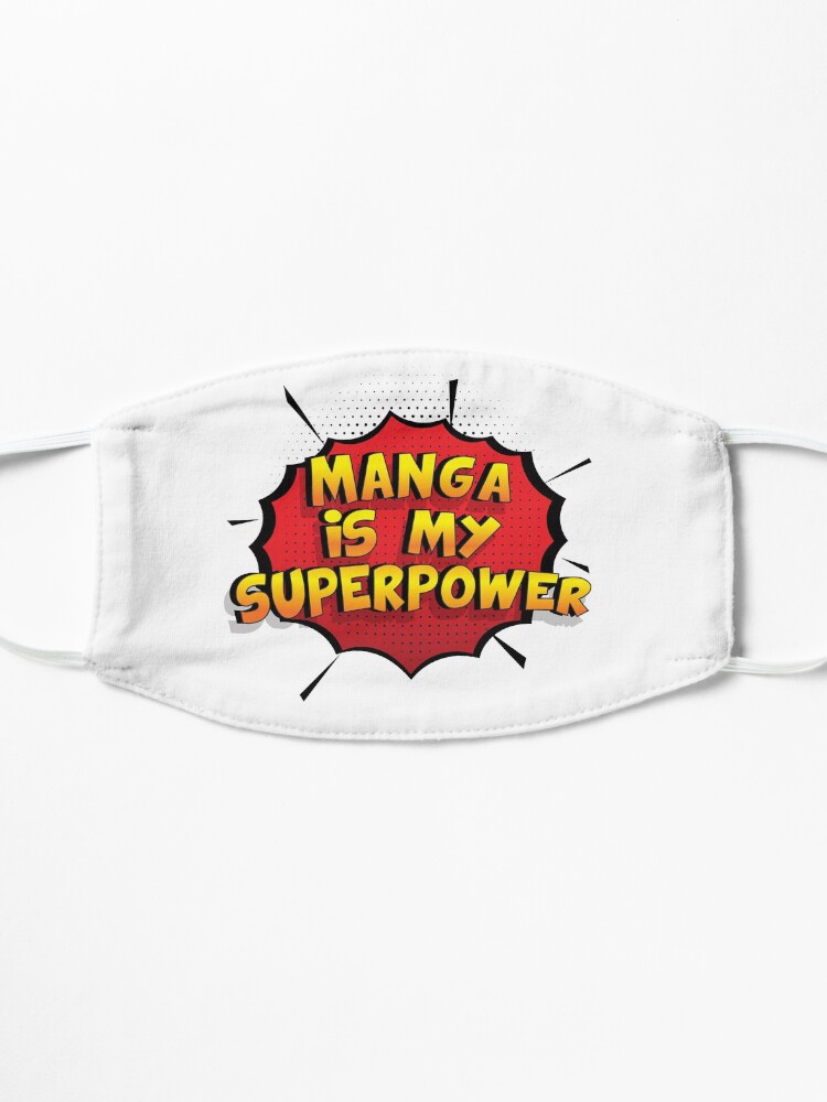 Alternative Ansicht von Manga ist mein Superpower Lustiges Manga Designgeschenk Maske