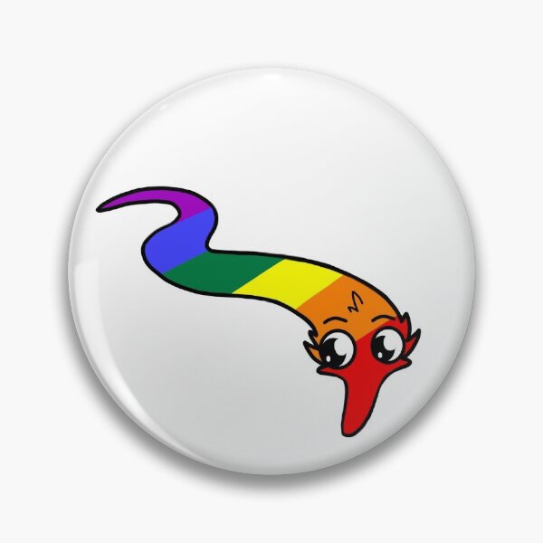 Item preview, Rainbow pride worm designed and sold by BobaPuma.