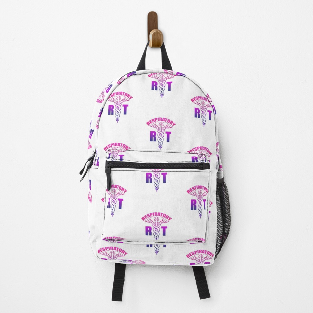 Respiratory Therapist Pink Blue Purple Backpack