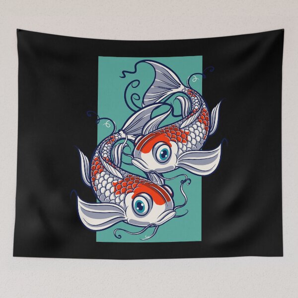Item preview, Kohaku Koi Fish Lover Yin-Yang Gift designed and sold by Teeleo.