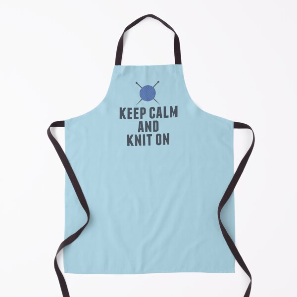 Item preview, Keep Calm and Knit On Cute Knitting designed and sold by Epic Love Designs.