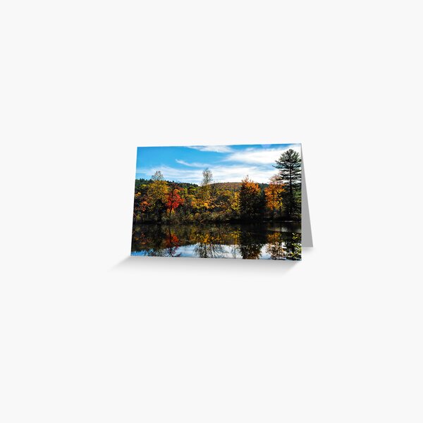 Glowing Waters of Vermont Greeting Card