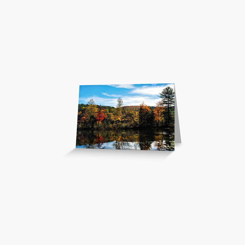 Glowing Waters of Vermont Greeting Card