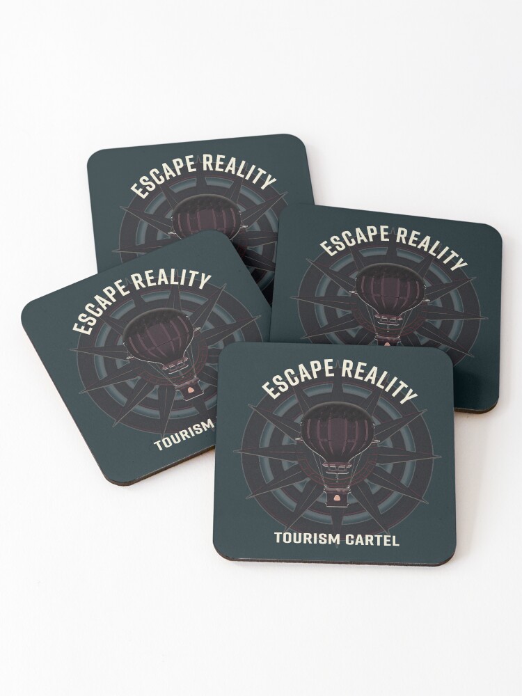 Thumbnail 1 of 5, Coasters (Set of 4), Escape Reality designed and sold by vivaellipsis.