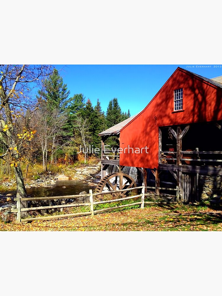 Red Grist Mill of Vermont by julev69