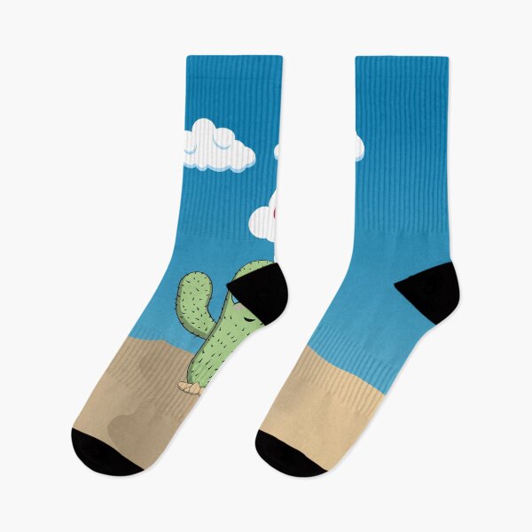 Item preview, Cutesy Little Cactus Loves Clouds designed and sold by zealology.