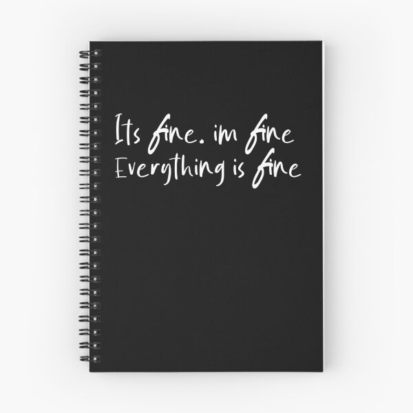 Item preview,  It's Fine I'm Fine Everything Is Fine shirt Funny Sarcastic designed and sold by AYMEDD.