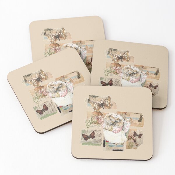 Item preview, Cottagecore Mrs. Tiggy-Winkle print designed and sold by beao123.