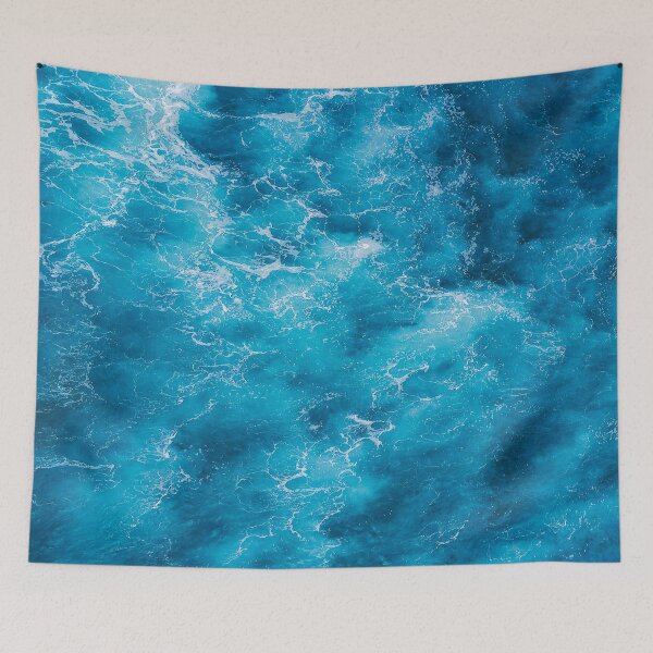 Item preview, Turbulent Turquoise Sea Ocean Waves designed and sold by Falkor123.