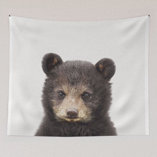 Item preview, Baby Bear, Baby Animals Art Print by Synplus designed and sold by synplus.
