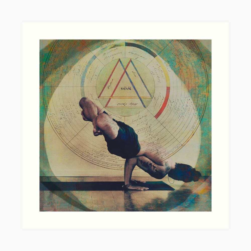 Sacred Geometry Yoga | Art Board Print