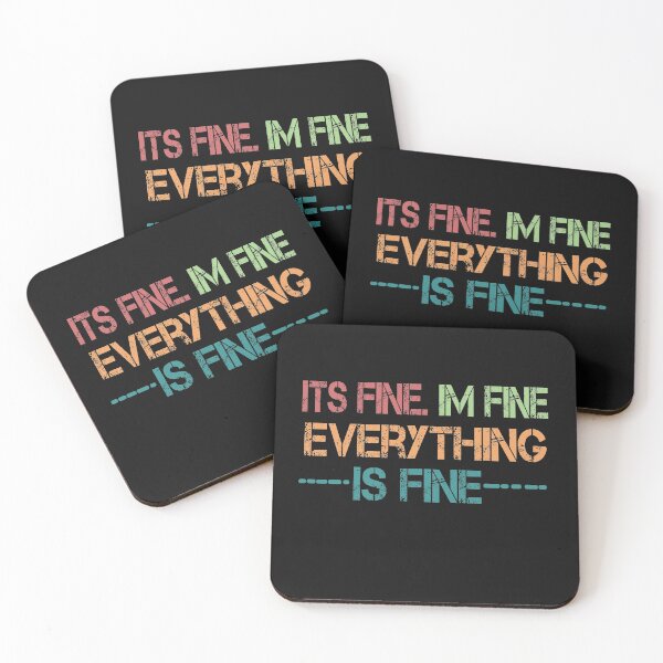 Item preview,  It's Fine I'm Fine Everything Is Fine shirt Funny Sarcastic designed and sold by AYMEDD.