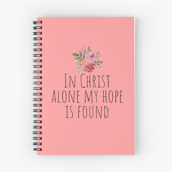 Item preview, In Christ alone my hope is found - Watercolor flowers designed and sold by KarolinaPaz.