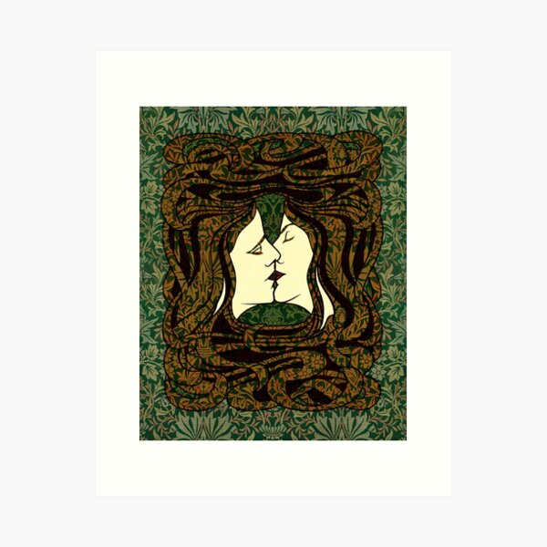 The Lovers Art Print