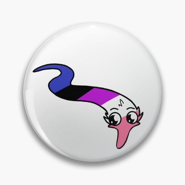 Item preview, Genderfluid pride worm designed and sold by BobaPuma.