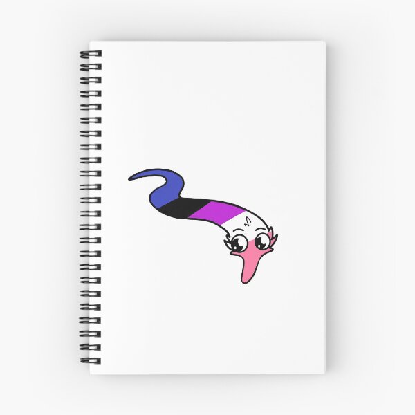 Item preview, Genderfluid pride worm designed and sold by BobaPuma.