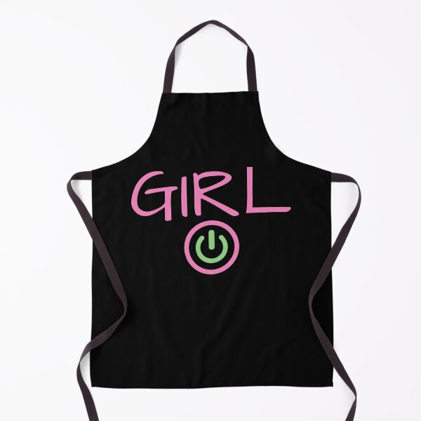 Item preview, Girl+Power Button-Pink designed and sold by BLACKSUN-SHOP.