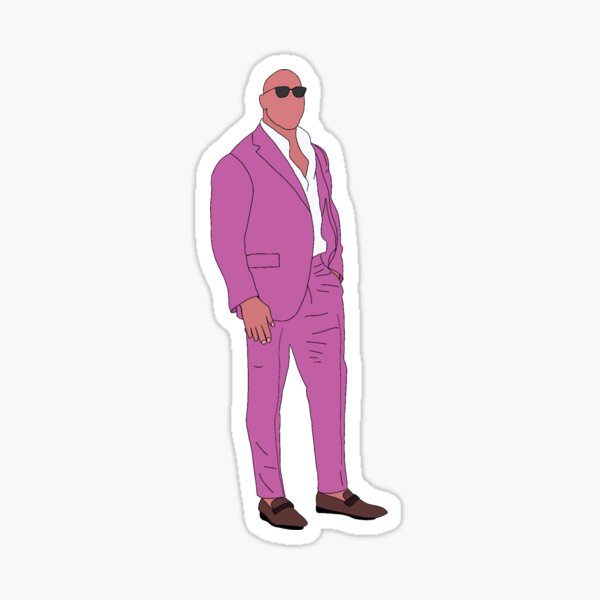 Dwayne the rock Johnson 1990's funny picture  Sticker for Sale by  nydollarslice