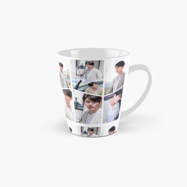 Hyun Bin Handsome Collage Tall Mug