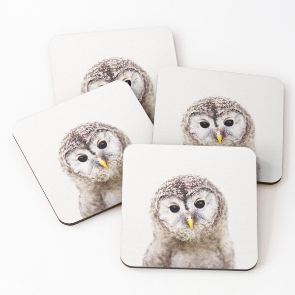 Item preview, Baby Owl, Baby Animals Art Print by Synplus designed and sold by synplus.