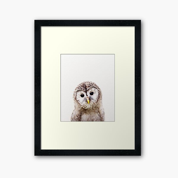 Item preview, Impression d'art de bébé hibou, bébés animaux par Synplus designed and sold by synplus.