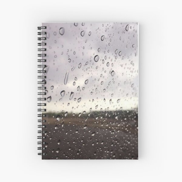 Rainy Window Spiral Notebook
