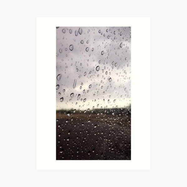 Rainy Window Art Print