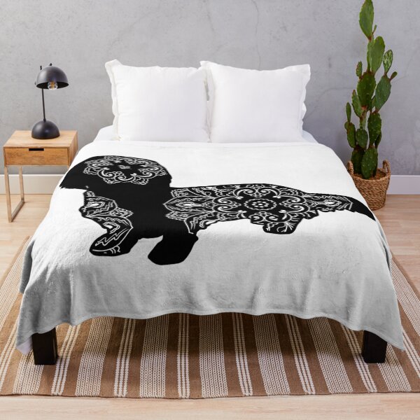 Item preview, Long-haired Dachshund Mandala designed and sold by DesignsofWhimsy.