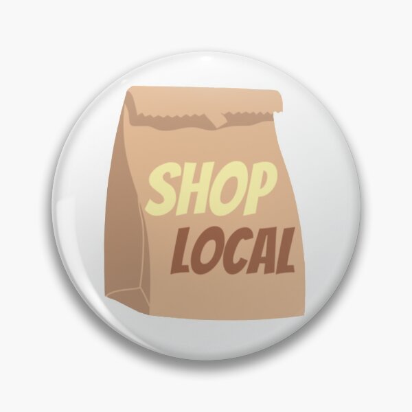 Item preview, Paper Bag Shop Local designed and sold by Elsen Expressions.