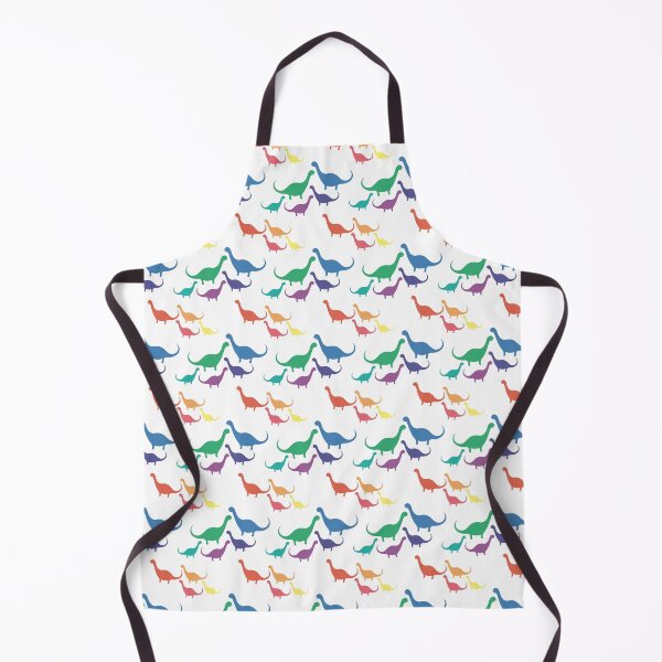 Rainbow brontosaurus Apron