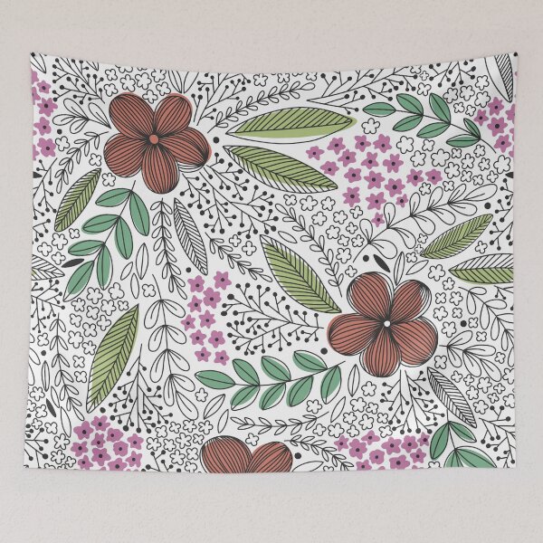 Item preview, Flower pattern designed and sold by mischellero.