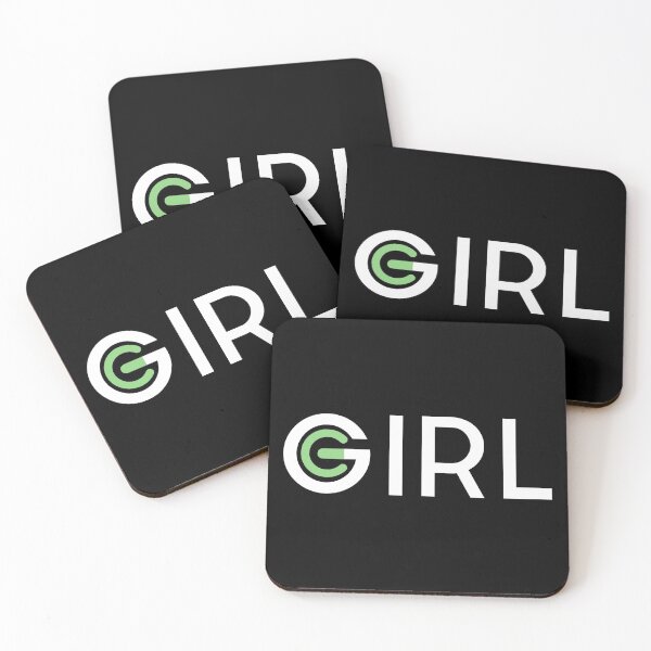 Item preview, Girl+Power Button-V2-White designed and sold by BLACKSUN-SHOP.