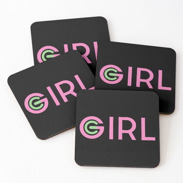 Item preview, Girl+Power Button-V2-Pink designed and sold by BLACKSUN-SHOP.