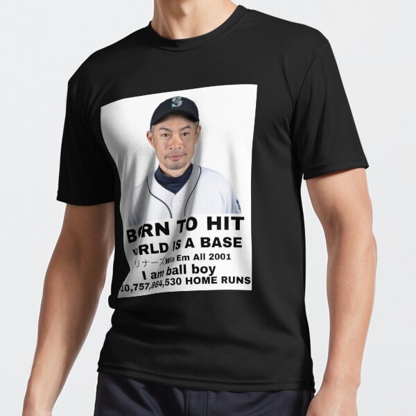 Nice Ichiro Born To Hit Unisex T-Shirt - Guineashirt Premium ™ LLC