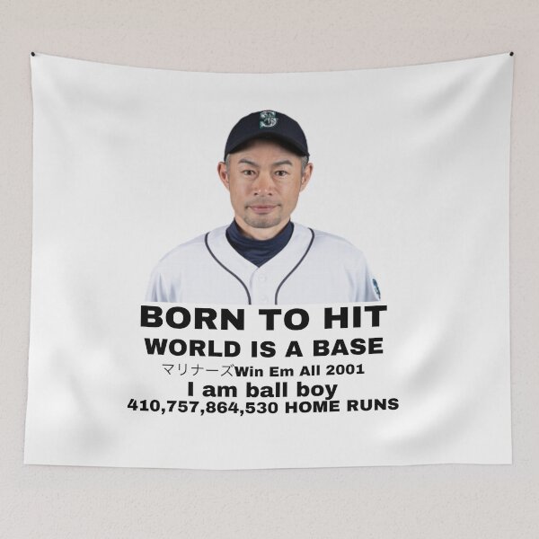 Item preview, Ichiro Born To Hit designed and sold by Cloakercord.