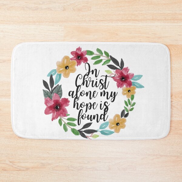 Item preview, In Christ alone my hope is found - Watercolor flower crown  designed and sold by KarolinaPaz.