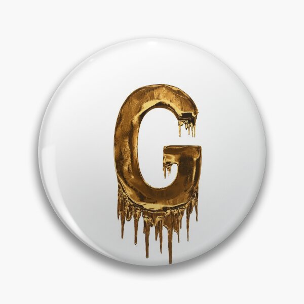 Item preview, Gold Drip Alphabet Letter G designed and sold by MPowerTeez.