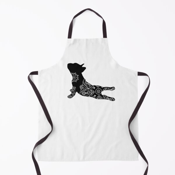 Item preview, Frenchie Yoga Mandala designed and sold by DesignsofWhimsy.