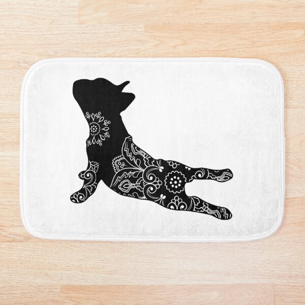 Aperçu de l'œuvre Mandala de yoga Frenchie créée et vendue par DesignsofWhimsy.