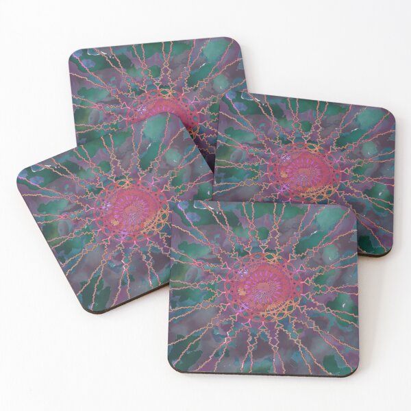 Item preview,  Psychedelic Geometrical Virus Abstract Art designed and sold by QJeanette.