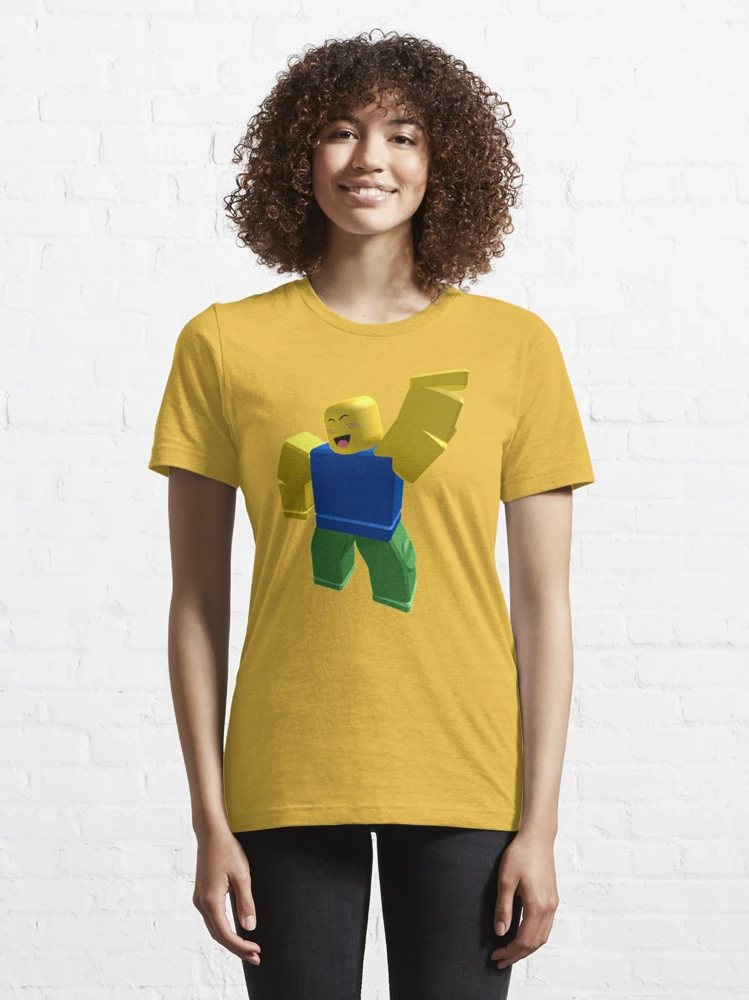 Roblox Noob Vibrant Style Shirts T shirt For Womens Size S-3XL