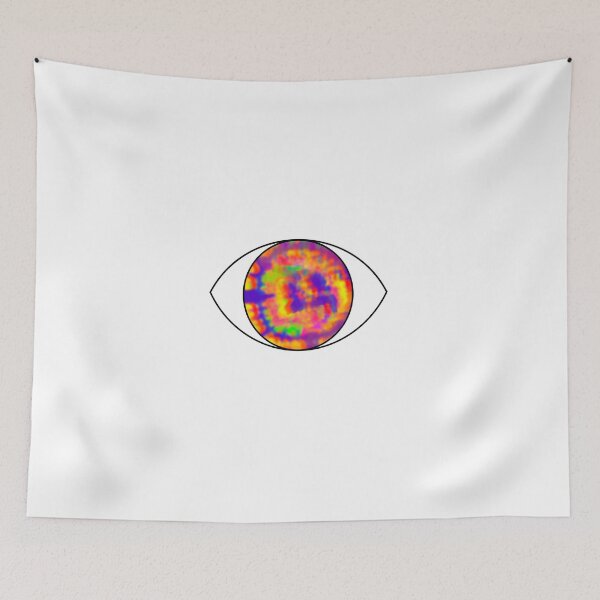 Item preview, Multicolor Tie Dye Psychedelic Eye designed and sold by Siklop.