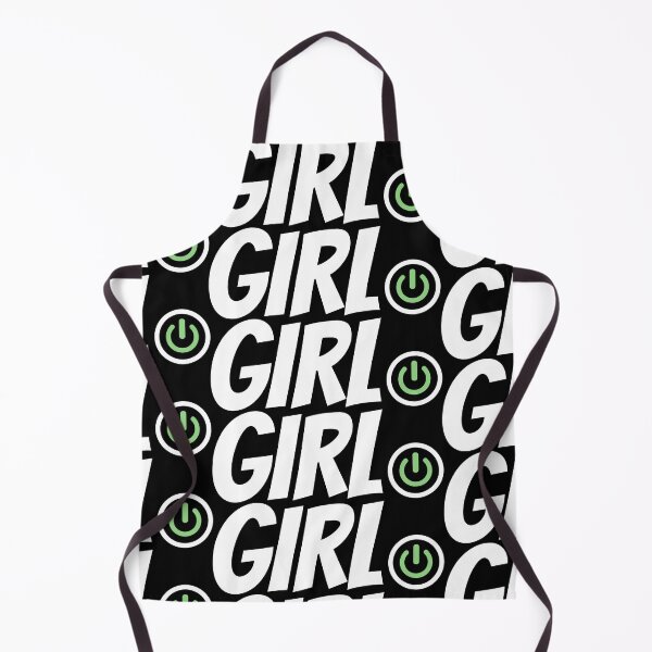 Item preview, Girl+Power Button-V4-White designed and sold by BLACKSUN-SHOP.