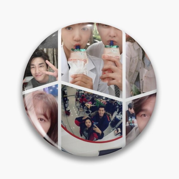 Park Shin Hye Selfie Collage Pin