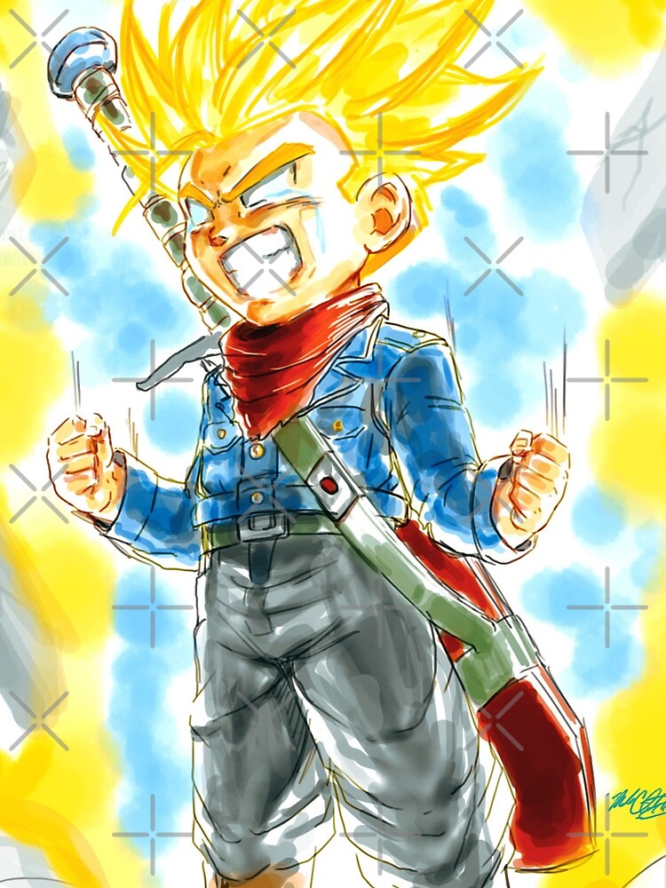 Cosplay-Future Trunks SSJ Rage Scarf for Sale by markclarkii