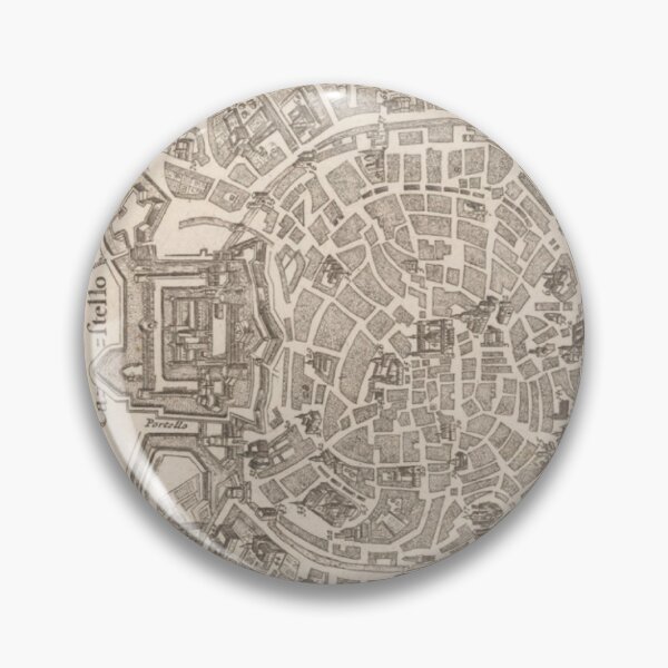 Item preview, Milan Old Map designed and sold by Ommik.