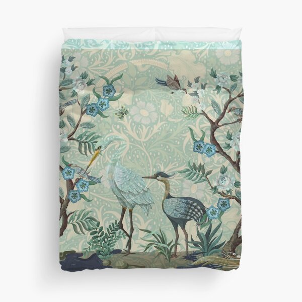 The Chinoiserie Panel Duvet Cover