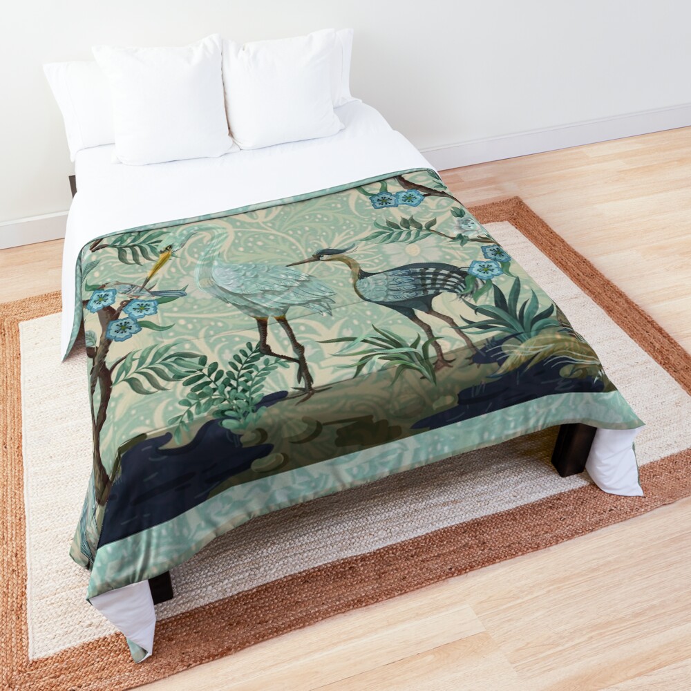The Chinoiserie Panel Comforter