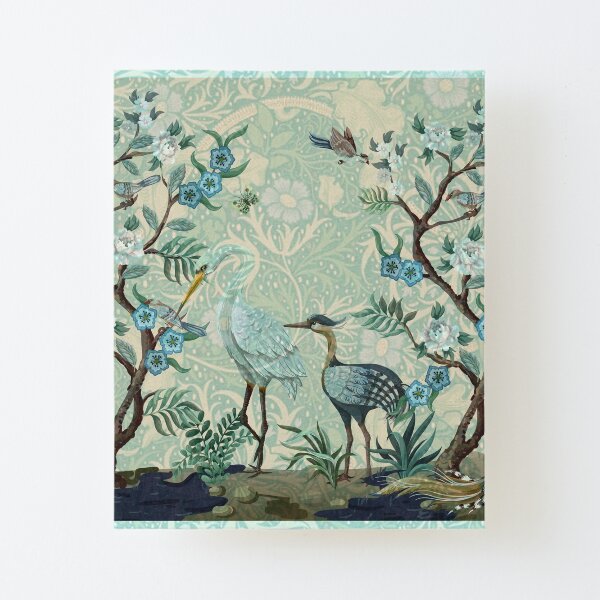 The Chinoiserie Panel Canvas Mounted Print